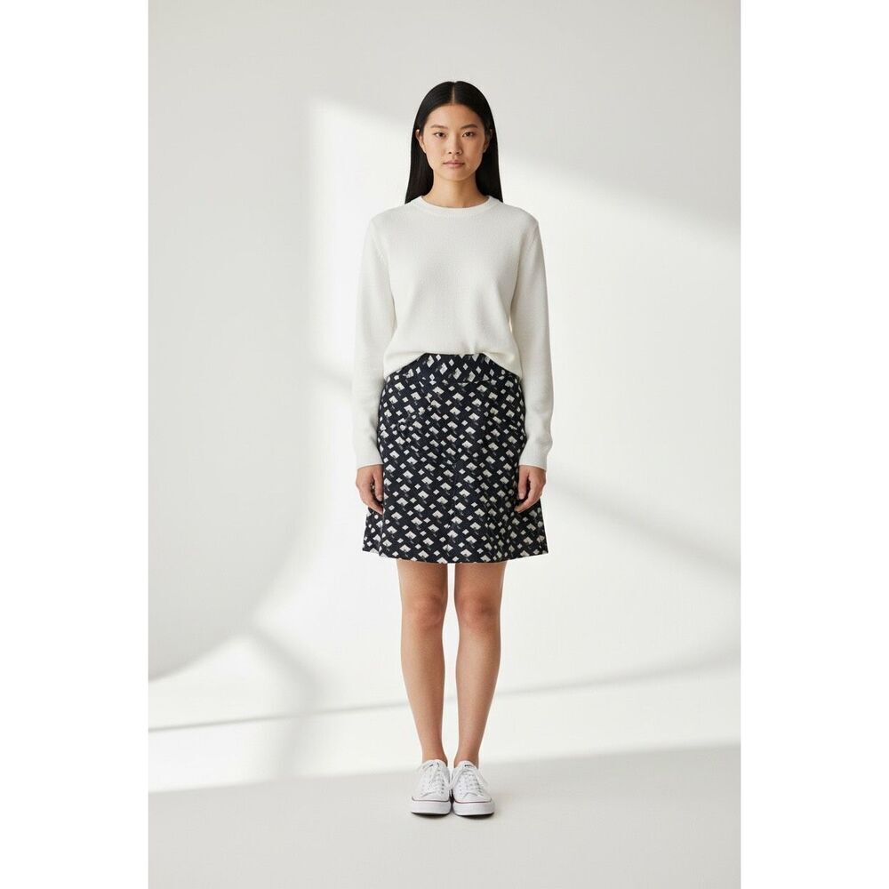 Rachel Comey Geometric Skirt in Blue Multi NWT Size 4